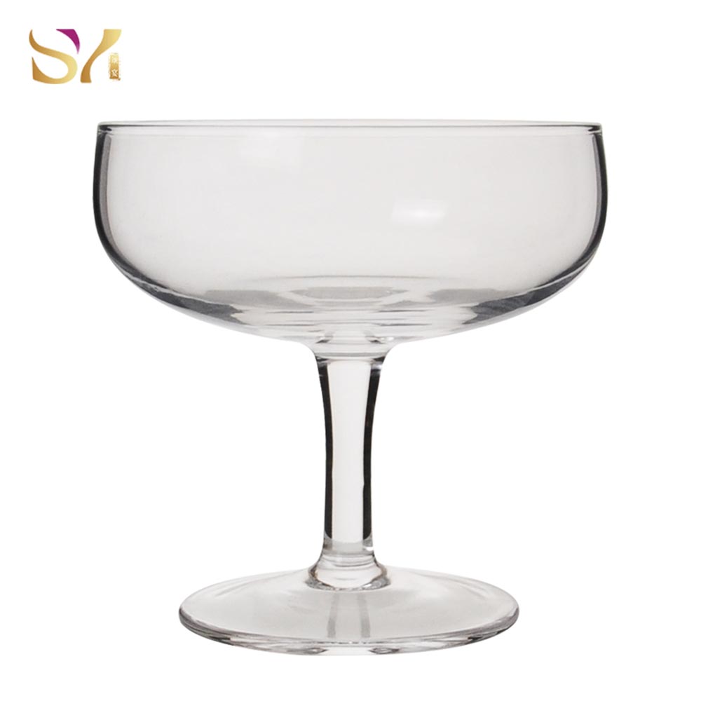 Short Crystal Coupe Glasses