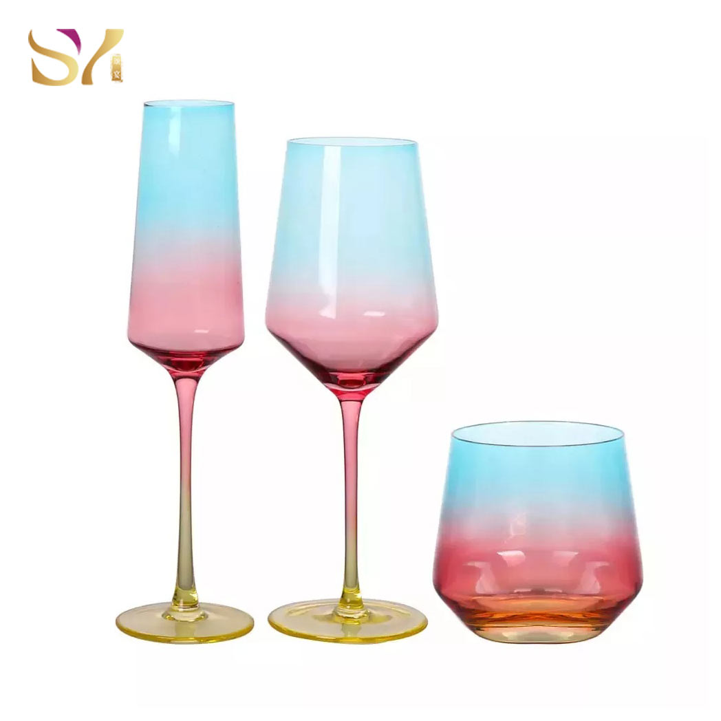 China Customized Optic Golden Edge White Wine Glass Manufacturers,  Suppliers - Factory Direct Wholesale - MC GLASS