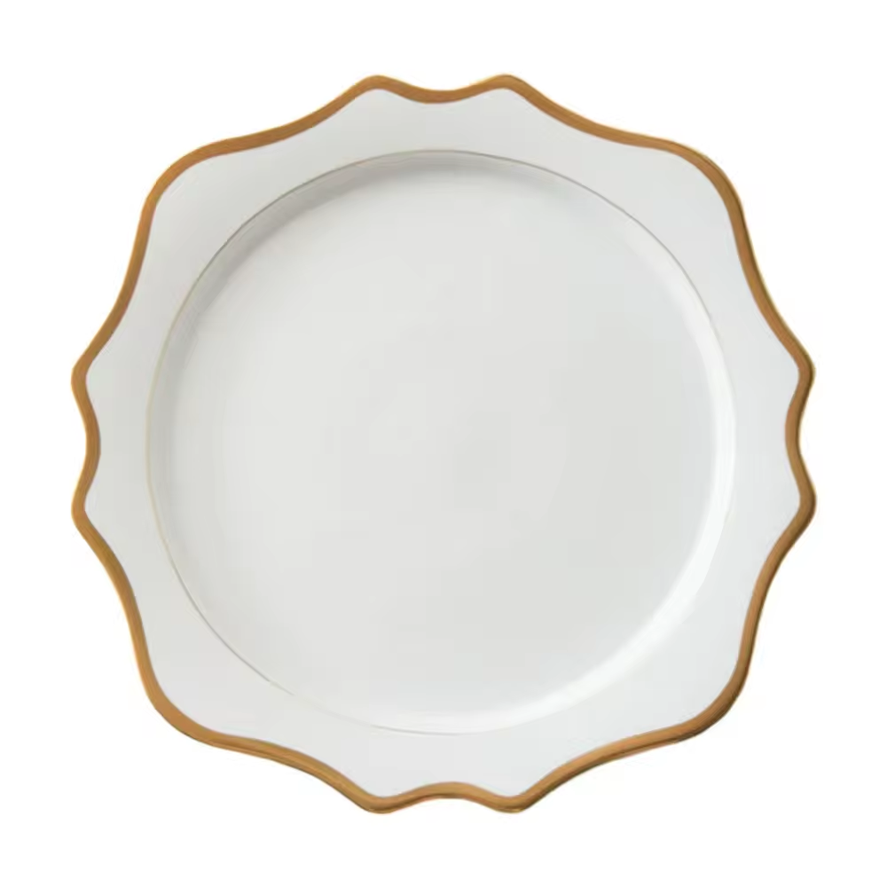 Porcelain Serving Plate Colored Ceramic Underplate